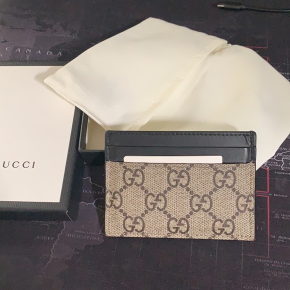 Kingsnake print GG Supreme card case - Picture 3 of 4